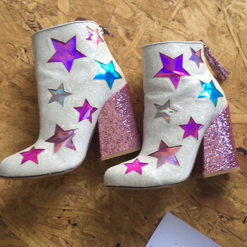 Glitter boots
